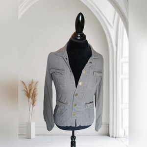 Maurices Gray Button-Up Lightweight Jacket